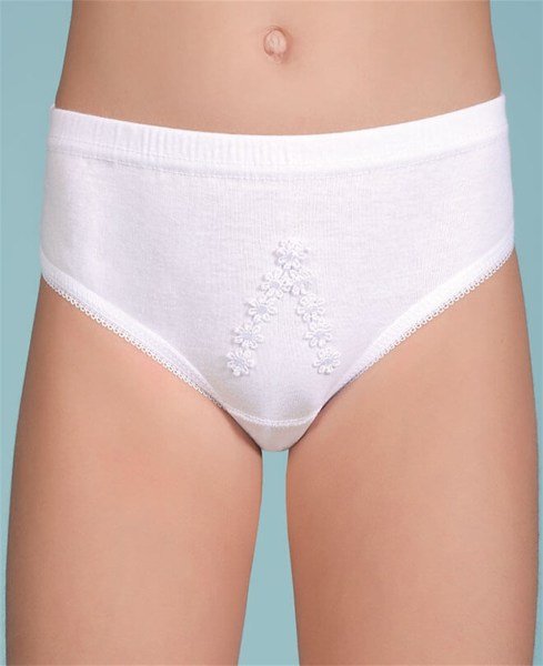 Berrak 2560 Kız Çocuk Papatya Bikini Külot 11-12 Yaş