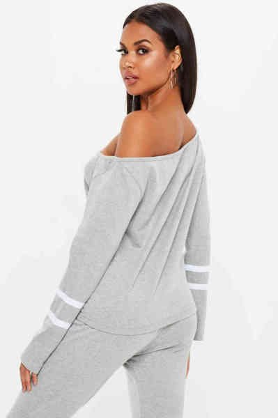 Merry See Şık Pijama Takım Gri