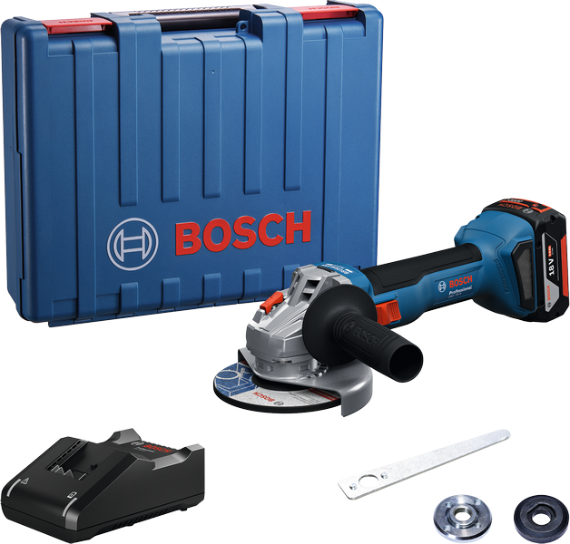 Bosch GWS 18V-8 Professional Akülü taşlama makinesi 1 x 4 Ah Akülü }}