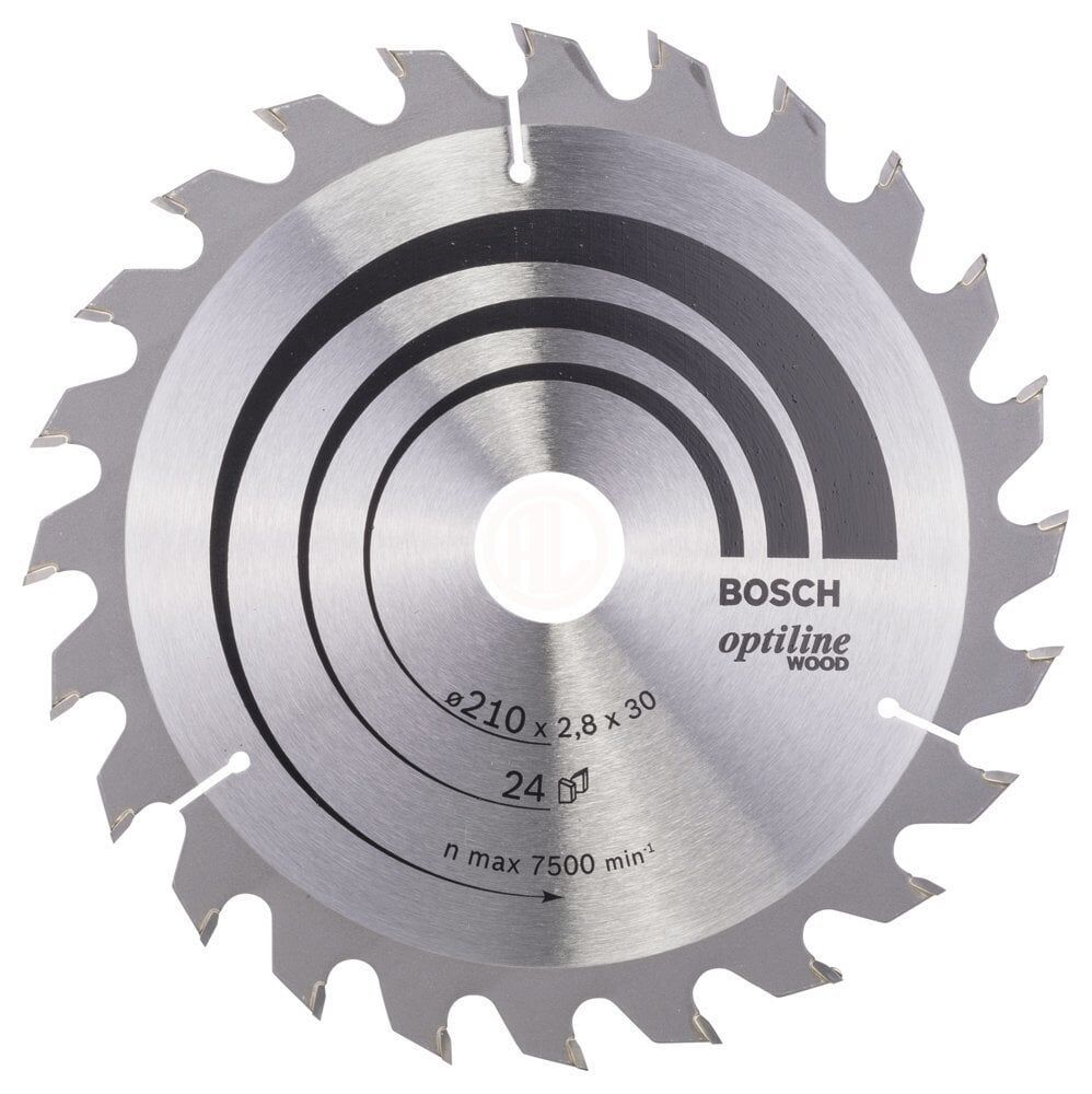 Bosch Daire Testere Bıçağı Optiline Wood 210x30 mm 24 Diş }}