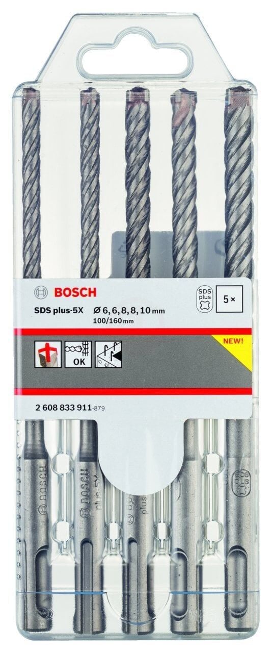 Bosch SDS Plus-5X Kırıcı Delici Uç Set 5 Parça }}